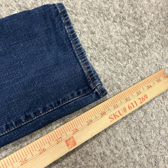 Levis 414 Relaxed Straight Jeans Womens 29 Blue Denim Stretch Waist 31" Inseam - Picture 5 of 10
